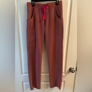 Figs Mauve Kade Tall Cargo Scrub Pants